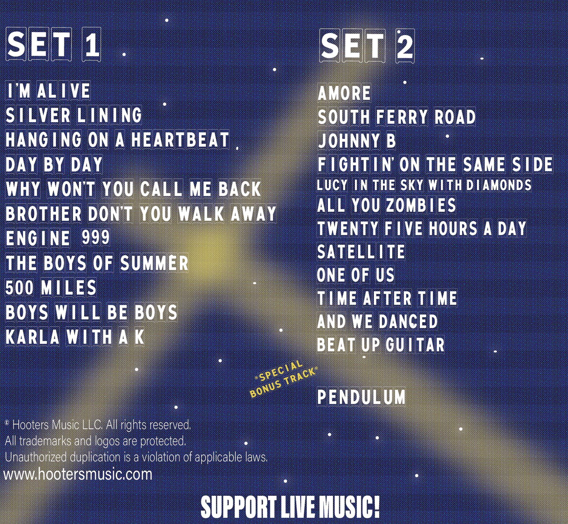 洋楽 45Alive Live In Concert /Rocking & Swing 45 ALIVE: Live In Concert (Double CD) — THE HOOTERS